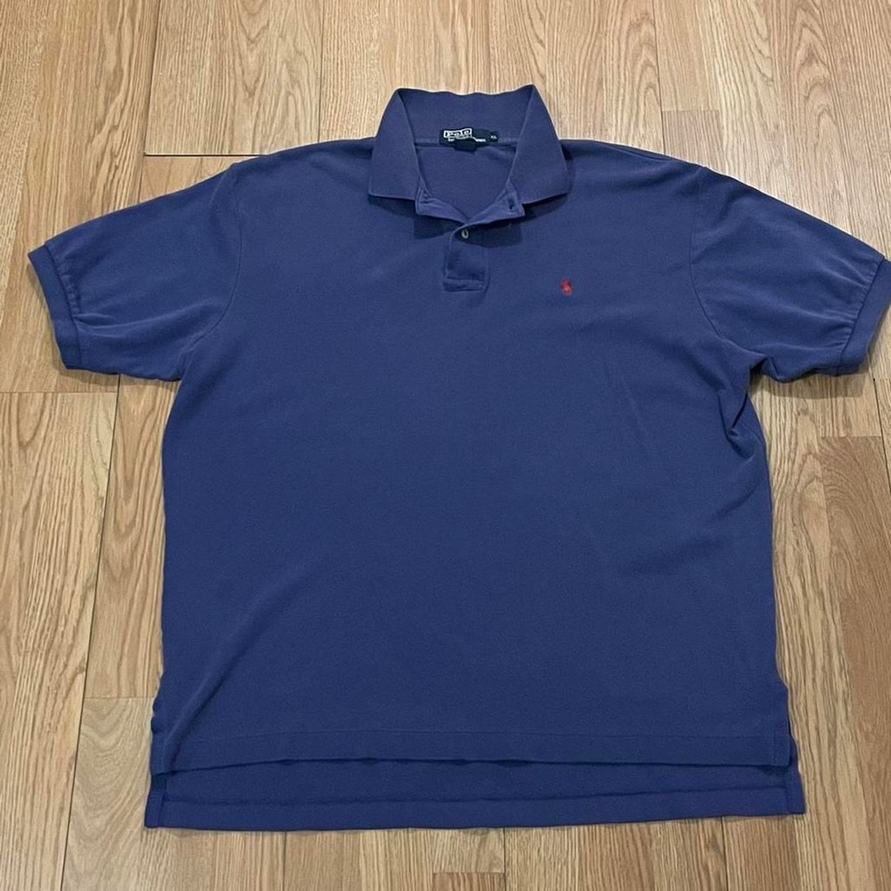 Polo Ralph Lauren Mens XL Pima Soft Touch Polo Shirt Red Pony Purple Classic